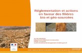 R£©glementation et actions en faveur des fili£¨res bio et ... Mat£©riaux issus de ressources renouvelables