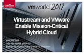Virtustream and VMware Enable Mission-Critical Hybrid Cloud...Virtustream Pivotal Cloud Foundry Service Fully-managed cloud-native application platform Cost Efficiency Support for