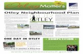 Otley Matters March 2015 No71 - Otley Town Council · The Environment Group is focused on the: Protection of local open space; Protection of local heritage assets; and, seeking quality