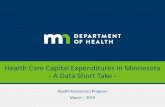 Health Care Capital Expenditures in Minnesota...Health Care System, 2007 to 2016 Source: MDH, Health Economics Program analysis of major spending commitments submitted under Minnesota
