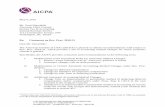 Re: Comments on Rev. Proc. 2018-31 - AICPA · 2020-04-23 · Rev. Proc. 2015-13 to the Internal Revenue Service (IRS) and the Department of the Treasury (Treasury) in a letter dated
