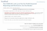 FOR LIVE PROGRAM ONLY New FASB ASU 2016-14 on Not-For-Profit Financial …media.straffordpub.com/products/new-fasb-asu-2016-14-on... · 2018-06-21 · TUESDAY, JUNE 26, 2018 New FASB