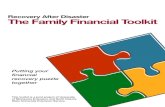 Recovery After Disaster The Family Financial Toolkit€¦ · 2 Recovery After Disaster: The Family Financial Toolkit This toolkit is a joint project of University of Minnesota Extension