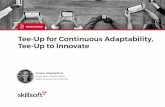 Tee-Up for Continuous Adaptability, Tee-Up to Innovate · Today’s employee has made their desire for learning and development opportunities very clear. In tandem with good pay and