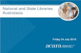 National and State Libraries Australasia · National and State Libraries Australasia. Friday 24 July 2015 ... Visual Arts) • Technologies (Design and Technologies and Digital Technologies)
