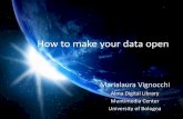 How to make your data open - OA@unito.it€¦ · How to make your data open: practical tips Address data management issues right from the start and prepare a Data Management Plan