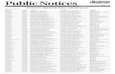 Public Notices - Business Observer · 2016-09-29 · PAGE 21 SEPTEMBER 30, 2016 - OCTOBER 6, 2016 Public Notices PAGES 21-52 BUSINESS OBSERVER FORECLOSURE SALES PINELLAS COUNTY Case