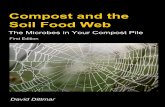 Compost and the Soil Food Web - Compost - The Secret ... · Fungi feed on more complex carbon materials (e.g. woody structures like decaying trees/woodchips) and break it down into