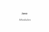Java Modulesrifatshahriyar.github.io/files/CSE107/Java-Modules.pdf · 2020-05-15 · java.base and the Platform Modules •Beginning with Java 9 the Java API packages have been incorporated
