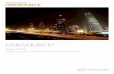onesource - Thomson Reuters · ONESouRcE indiREcT TAx The ONESOURCE Indirect Tax global software suite is an international transaction tax and compliance solution. It enables your