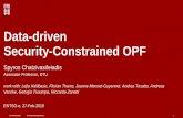 Data-driven Security-Constrained OPF - ChatzivaData-driven Security-Constrained OPF Spyros Chatzivasileiadis Associate Professor, DTU. work with: Lejla Halilbasic, Florian Thams, Jeanne