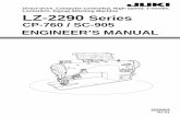 ENGINEER’S MANUAL - Semsi Méxicosemsi.com.mx/Manuales/JUKI/LZ-2290EM01_e.pdf · 2012-04-08 · Timing mark F engraved on face plate Feed rocker cam Feed rocker rod Alignment of
