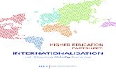 HIGHER EDUCATION FACTSHEET: INTERNATIONALISATION · Education Engineering, manufacturing General and construction programmes Health and welfare ICTs Natural ... Ukraine Russia Eastern