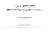 MIPS32 Architecture Volume II: The MIPS32 Instruction Setlemeni/MD00086-2B-MIPS32BIS-AFP-03.02.pdf · 1.3 Special Symbols in Pseudocode Notation MIPS® Architecture For Programmers