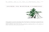 Guide to Winter Camping 2014 Editionwintercampers.com/_GuidetoWinterCamping/GuideToWinter...GUIDE TO WINTER CAMPING Winter camping is an activity with inherent risks. This information