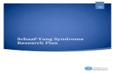 Schaaf-Yang Syndrome Research Plan - FPWR · 2019-02-01 · January 2019 Schaaf- Yang Syndrome Research Plan 2019-2020 INTRODUCTION 2 CURRENT STATE OF SYS RESEARCH 3 Patient Perspective