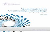 Qualification in Counselling Psychology · PDF file 1.3 Scope of counselling psychology Counselling psychology is a distinct profession within the field of psychology whose specialist
