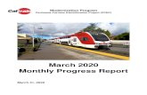 March 2020 Monthly Progress Report - caltrain.comModernization... · Peninsula Corridor Electrification Project Monthly Progress Report Executive Summary 2-6 March 31, 2020 Signal