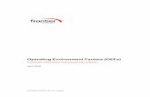 Operating Environment Factors (OEFs) Energy - Frontier... · Operating Environment Factors (OEFs) 1 Introduction 1 2 Subtransmission 3 2.1 Importance of accounting for differences