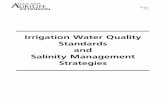 Irrigation Water Quality Standards and Salinity Management ... · Irrigation Water Quality Standards and Salinity Management Guy Fipps* Table 1. Kinds of salts normally found in irrigation