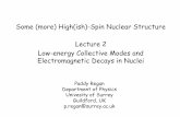 Some (more) High(ish)-Spin Nuclear Structure Lecture 2 Low ...ners312/CourseLibrary/PaddyRegan2.pdf · Nuclear Structure From a Simple Perspective, by R.F. Casten, Oxford University