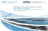 Benefits, implementation and management · Toolkit on allocated zones for aquaculture Benefits, implementation and management . Cover design: José Luis Castilla Civit ... when the