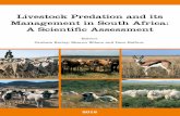 Livestock Predation and its Management in South Africa: A ... management of livestock predation. In: Livestock predation and its management in South Africa: a scientific assessment