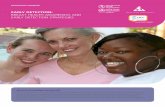 EARLY DETECTION: BREAST HEALTH AWARENESS AND EARLY DETECTION STRATEGIES › sites › default › files › ... · 2015-03-30 · 4 WHAT WE KNOW Breast health awareness programs Breast