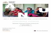 2017 AUSTRALASIAN AID CONFERENCE CONFERENCE PROGRAMdevpolicy.org/2017-Australasian-Aid-Conference/2017_AAC_program.… · 2017 AUSTRALASIAN AID CONFERENCE Wednesday 15 February &