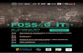 FOSS4G IT - Master GIS Science e droni › wp-content › uploads › 2019 › 02 › Foss4G...FOSS4G-IT 20 - 24 febbraio 2019 Il convegno dedicato ai software e ai dati geograﬁci