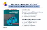 The Finite Element Method - TAMU Mechanicsmechanics.tamu.edu/wp-content/uploads/2016/09/03_Ch5Beams.pdfJN Reddy The Finite Element Method Read: Chapter 5 Euler-Bernoulli beam theory