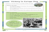 Victory in Europe Day - blackhallprimary.files.wordpress.com · victory of the great British nation.” Victory in Europe Day Victory in Europe Day is also known as VE Day. VE day