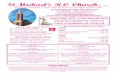 St.Michael’s R.C. Church › 19776 › bulletins › 20180422.pdfFRIDAY Margarita Torres Carmen Arana Julia Solis Liborio & Antonio Ruiz Fidel Torres Señor de Esquipulas (Acción