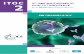 ITOC 2ND IMMUNOTHERAPY OF 2 CANCER CONFERENCE · Welcome to the second edition of the Immunotherapy of Cancer Conference (ITOC-2). This meeting is growing rapidly into a global platform