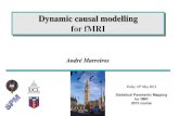 Dynamic causal modelling for fMRI - FIL | UCL€¦ · Dynamic causal modelling for fMRI Friday 18th May 2012 Statistical Parametric Mapping for fMRI ... Basics of Dynamic Causal Modelling