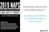 Productivity Improvement Case Studies Session V...Productivity Improvement Case Studies Session V: Extended Lateral Solutions for an Extremely Difficult 2019-NAPS-5.2 Well Trajectory
