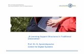 „E-Learning Support Structures in Traditional Universities ... · 16 E-Learning / E-Teaching Consulting, Support & Quality Management • CeDiS provides the central online learning