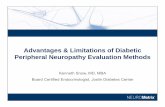 Advantages & Limitations of Diabetic Peripheral Neuropathy ... · 18. Kiziltan, et al. Peripheral neuropathy in patients with diabetic foot ulcers: clinical and nerve conduction study.