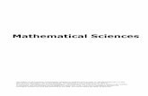 UG Mathematical Sciences - mod cat sch · complex numbers to provide a key mathematical tool for analysis of linear mathematical and engineering problems. The complexity of solving