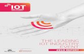 THE LEADING IOT INDUSTRY EVENT · THE LEADING IOT INDUSTRY EVENT 2018 REPORT The IOT Solutions World Congress 2018 has established itself as the worldwide landmark for the Industrial