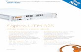 Sophos UTM 625 - Corporate Armor · PDF file Sophos UTM 625 provides strong UTM security for larger enterprises. Based on . high quality server systems, including Dual Intel Xeon Multi-Core