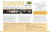 FOREST · 2017-07-26 · August 2017 issue 4 / vol. 4 What’s Inside: FOREST Safety is Good Business SAFETY News Welcome to the August edition of Forest Safety News, covering news