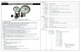 DIFFERENTIAL PRESSURE GAUGE · 2012-12-12 · differential pressure gauge 저희 (주)코닉스 제품을 구입해 주셔서 감사합니다. 사용 전에 안전을 위한 주의사항을