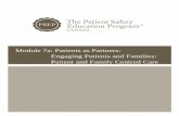Module 7a: Patients as Partners: Engaging Patients and Families: … · 2017-11-09 · PSEP – Canada Module 7a: Patients as Partners: Engaging Patients and Families: Patient and