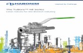 Clean Valves for the Biotech Industry - Forberg … - The...The TuBore line is Habonim’s clean ball valves for the Biotech industry. The valves comply with the ASME BPE and ASME