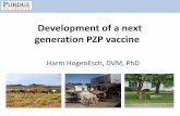 Development of a next generation PZP vaccine · 2018-05-10 · Development of a next generation PZP vaccine Harm HogenEsch, DVM, PhD. Ideal fertility control strategy ... ona pellucida.