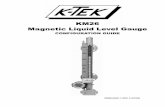 KM26 Magnetic Liquid Level Gauge · 2010-05-09 · (indicator type, transmitter, switches, etc) on the applicable QS drawing(s) that have been provided in the subsequent pages. KM26