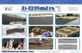 PC0710 J-DRain · [DIMPLE DRAIN CORE / NON-WOVEN GEOTEXTILE] An excellent choice for light commercial and residential construction. Maintains a very high flow rate for shallow depths