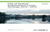 City of Sydney Employment Lands Strategy 2014 - 2019 · 2015-04-23 · 5 / City of Sydney Employment Lands Strategy residential uses for land to the east, north and north-west of
