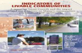 INDICATORS OF LIVABLE COMMUNITIES · 2013-12-03 · INDICATORS OF LIVABLE COMMUNITIES A report on Smart Growth and the impact ... A Place of Growing, Vital Cities and Towns, A Revered